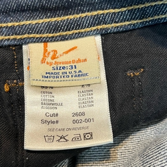 Citizens Of Humanity 31W Ingrid Stretch Jean #002 Low Waist Flare Distressed - Picture 11 of 11